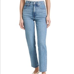 Madewell Perfect Vintage Straight Jean Hoye Wash High-Rise 24